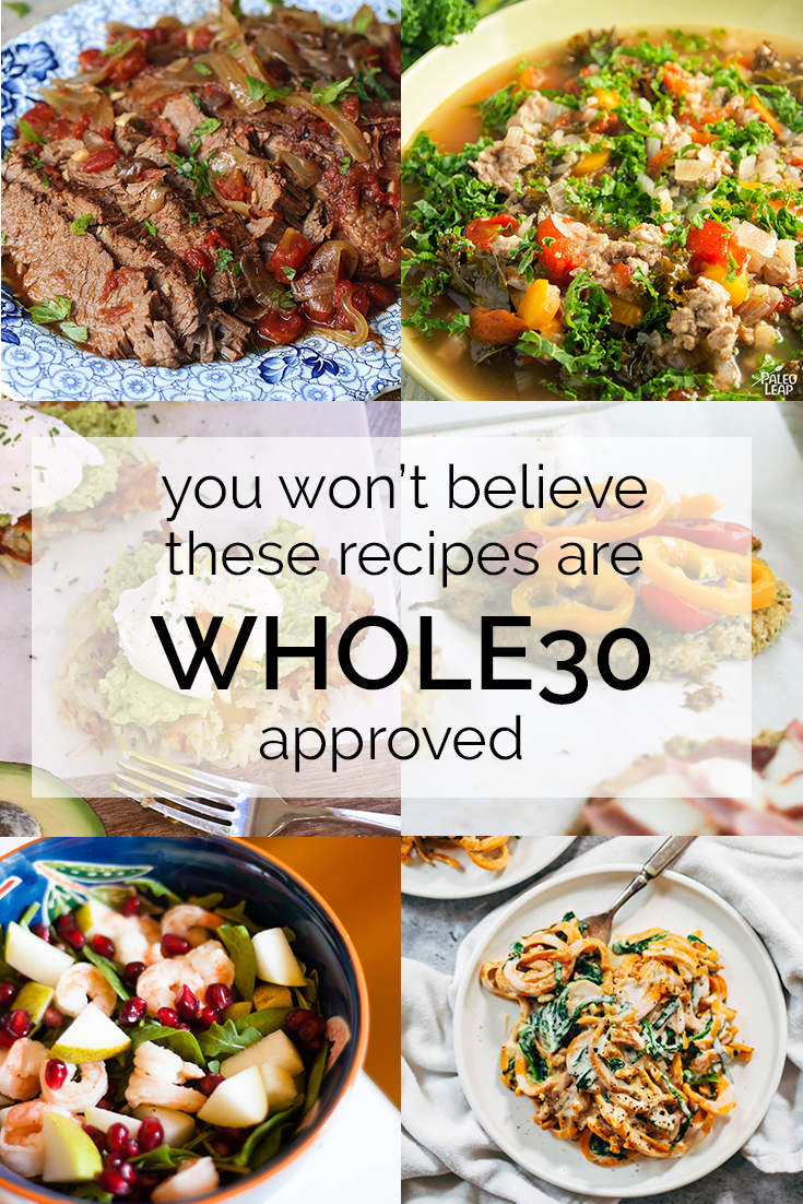 I tried all of these Whole30 recipes and I promise they're ALL delicious! 