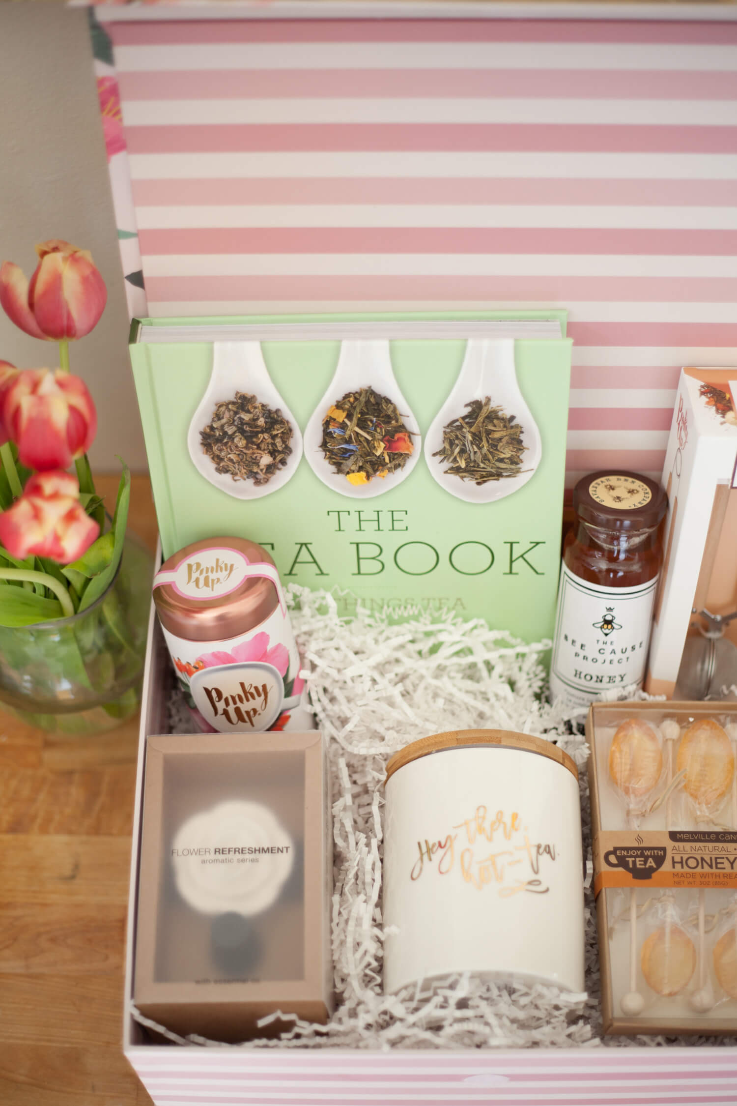 Tea, anyone? Such a cute gift basket idea for the tea lover!