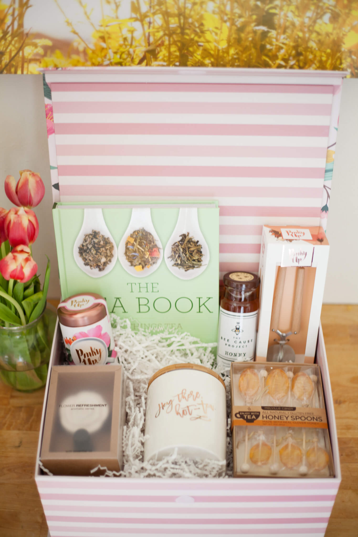 A fun gift basket idea for the tea lover!