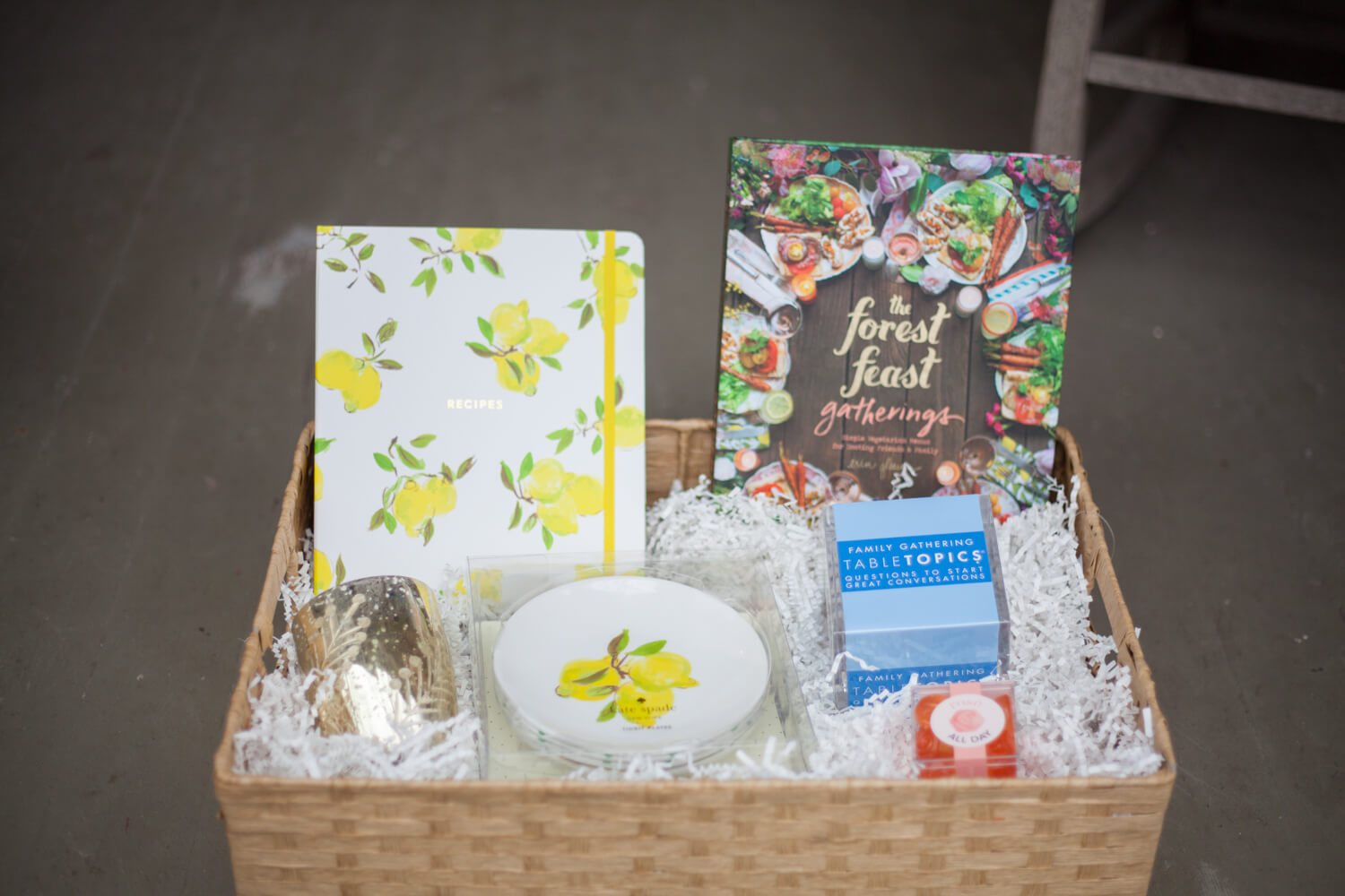 Hostess gift basket ideas