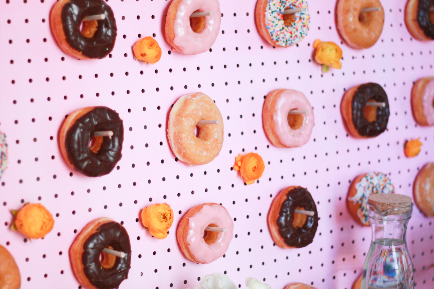 You won't believe how easy this donut wall is to put together. Instructions inside!
