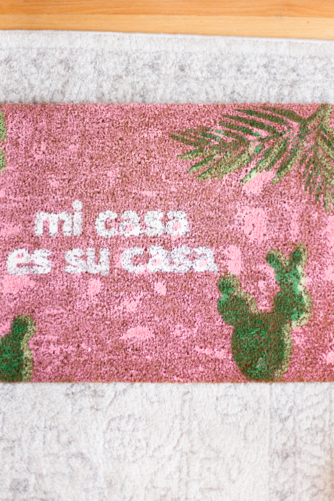 DIY Mi Casa es Su Casa Doormats - Love Always, Audrey blog