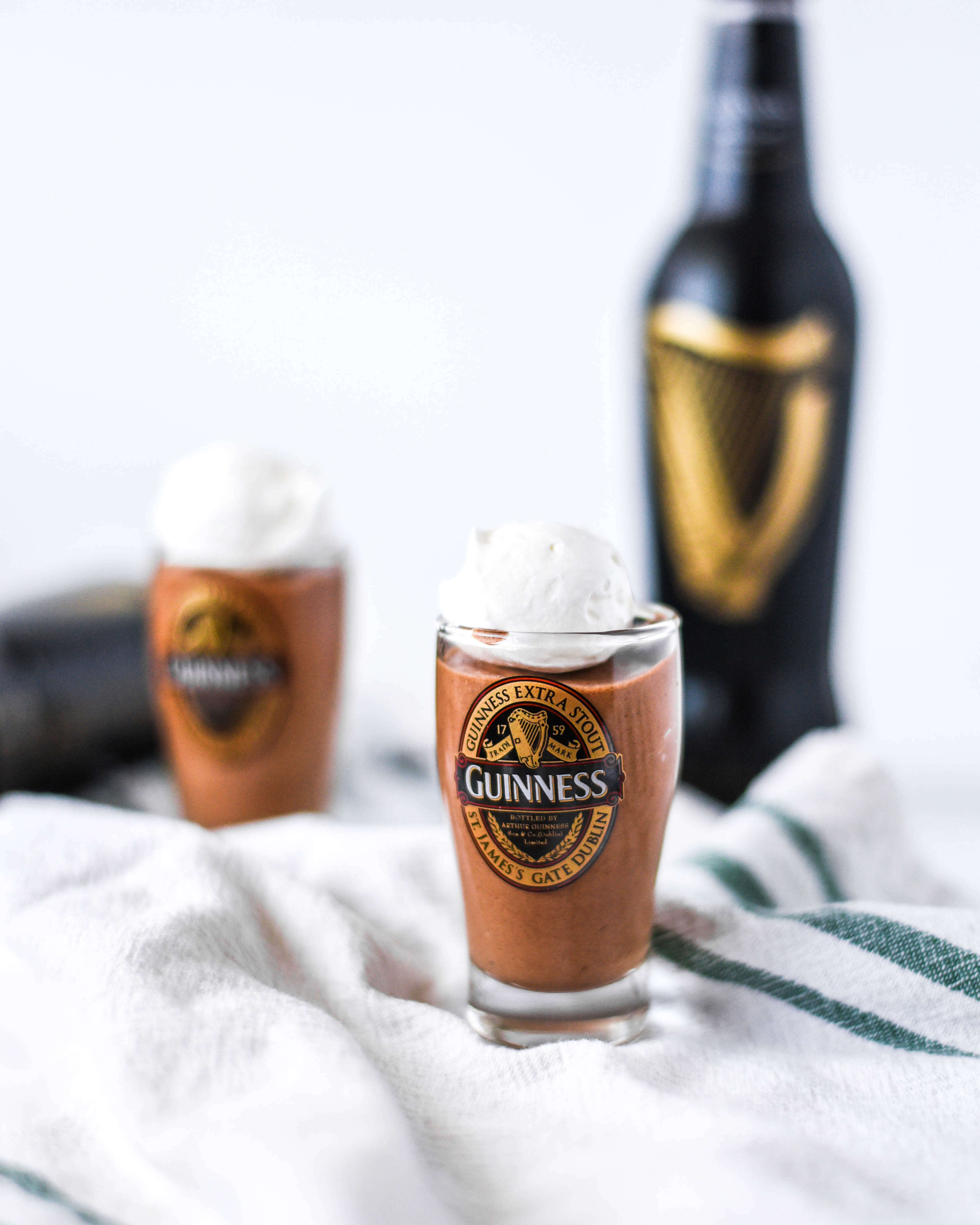 Guinness Chocolate Mousse recipe perfect for St. Patrick's Day!