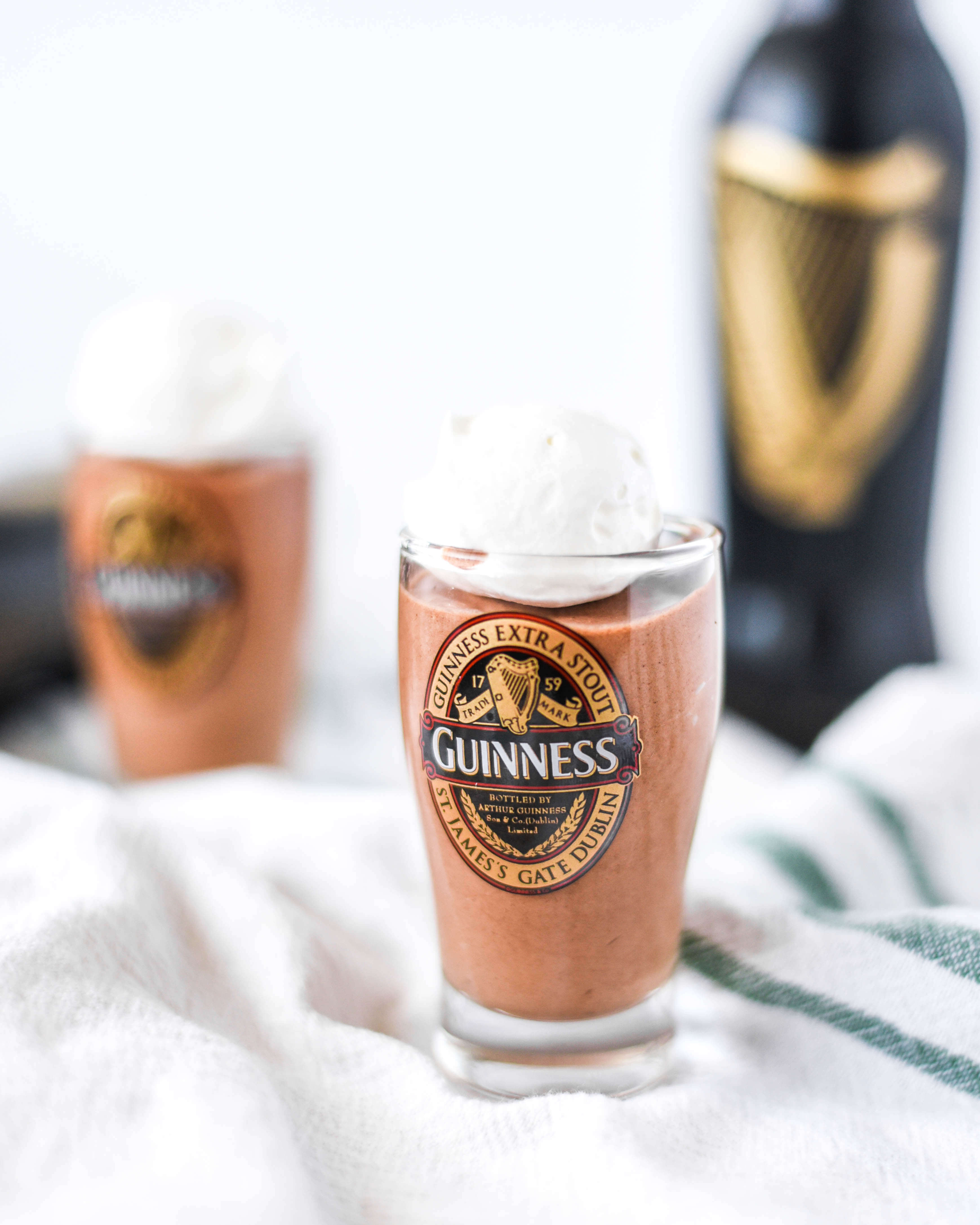 Guinness Chocolate Mousse recipe perfect for St. Patrick's Day!
