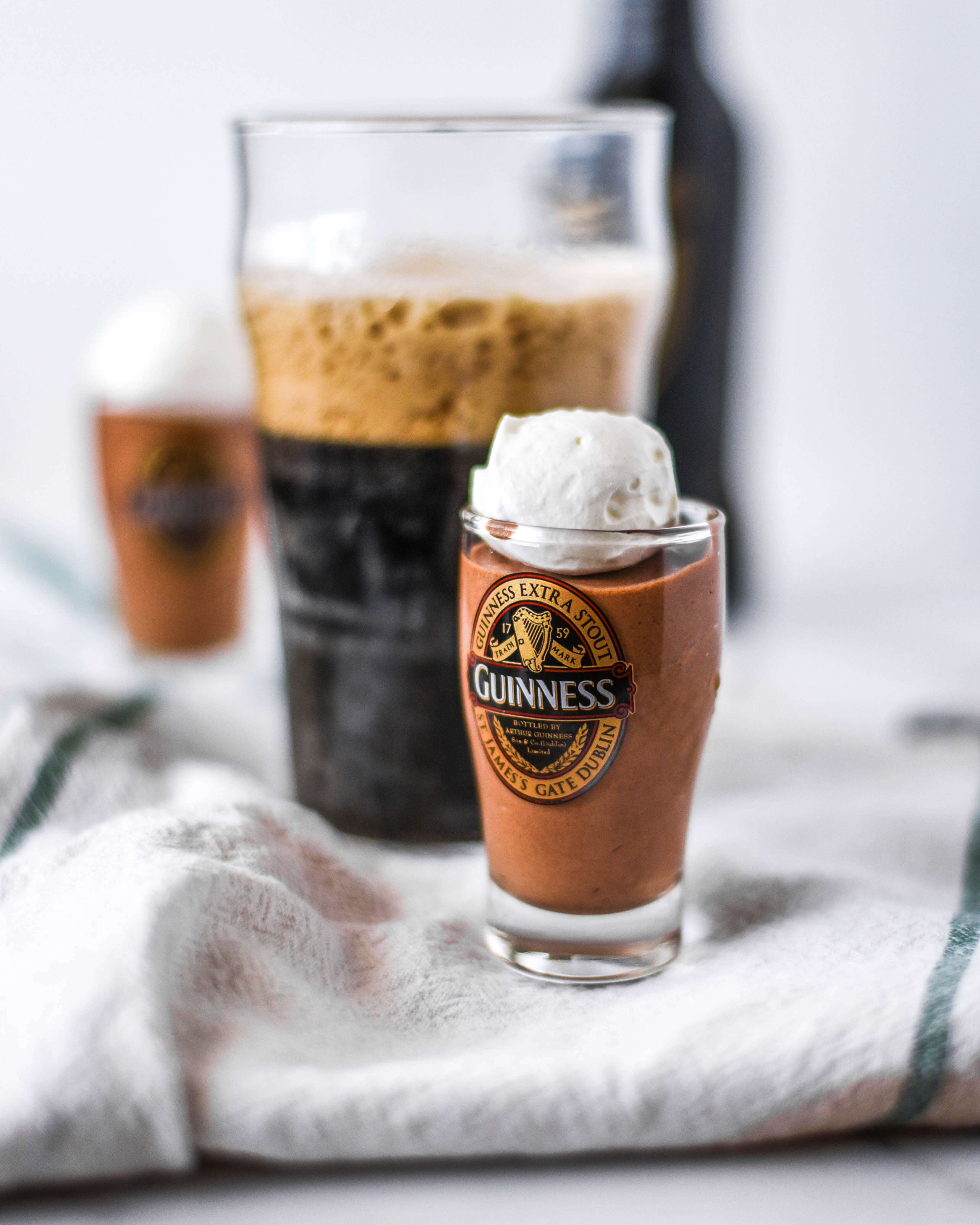 Guinness Chocolate Mousse recipe perfect for St. Patrick's Day!