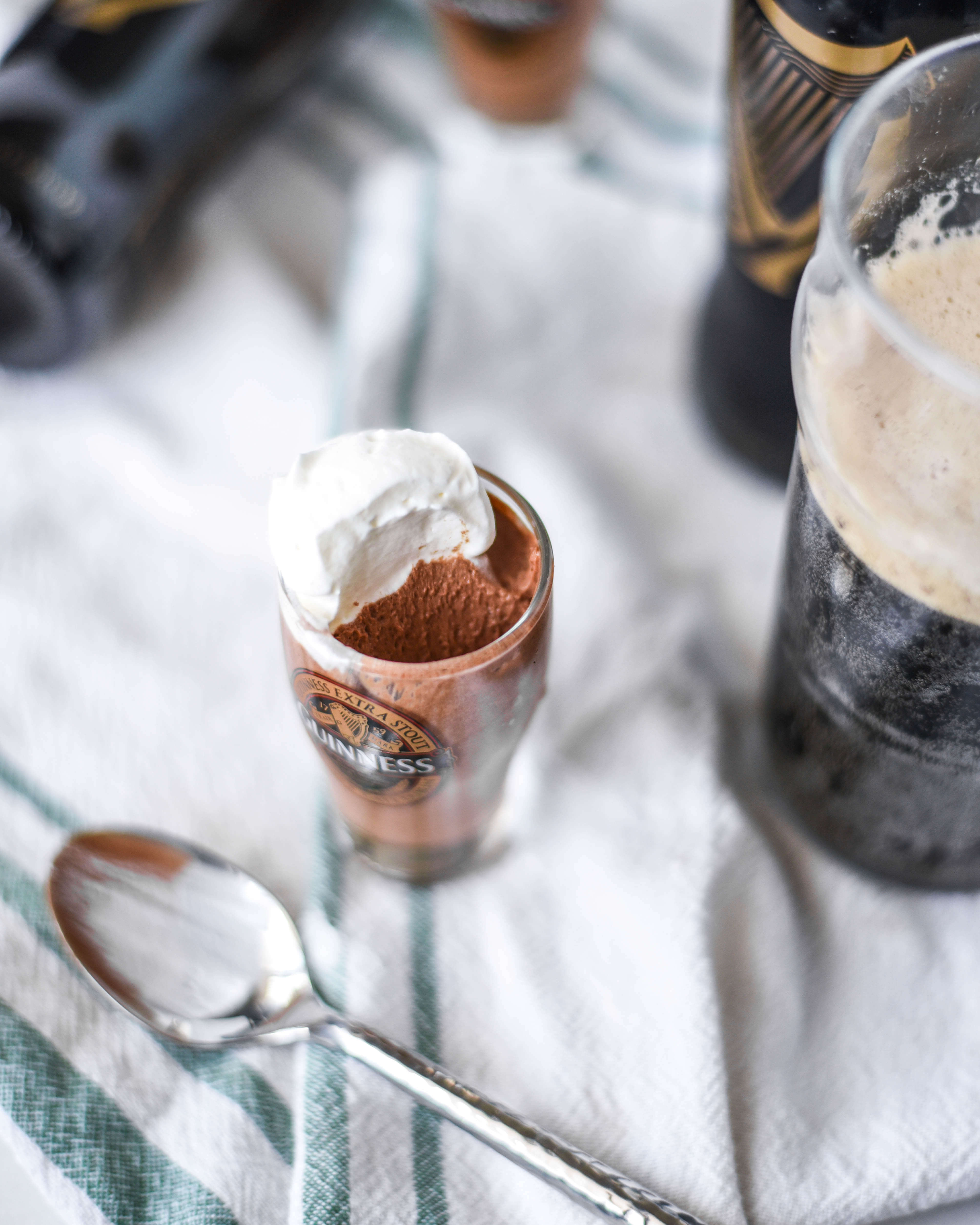 Guinness Chocolate Mousse recipe perfect for St. Patrick's Day!