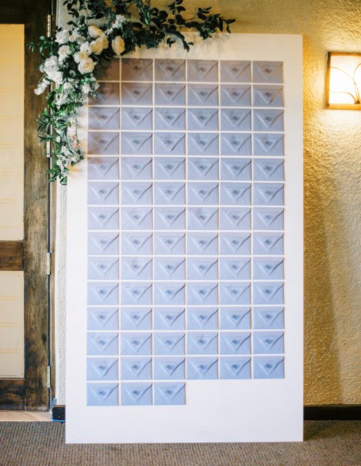 DIY Escort Card Wall Wedding