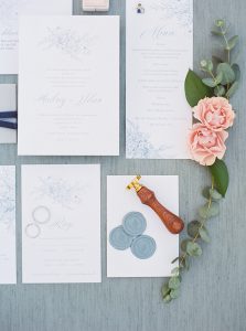 DIY Wedding Invitations Wax Seal Vellum