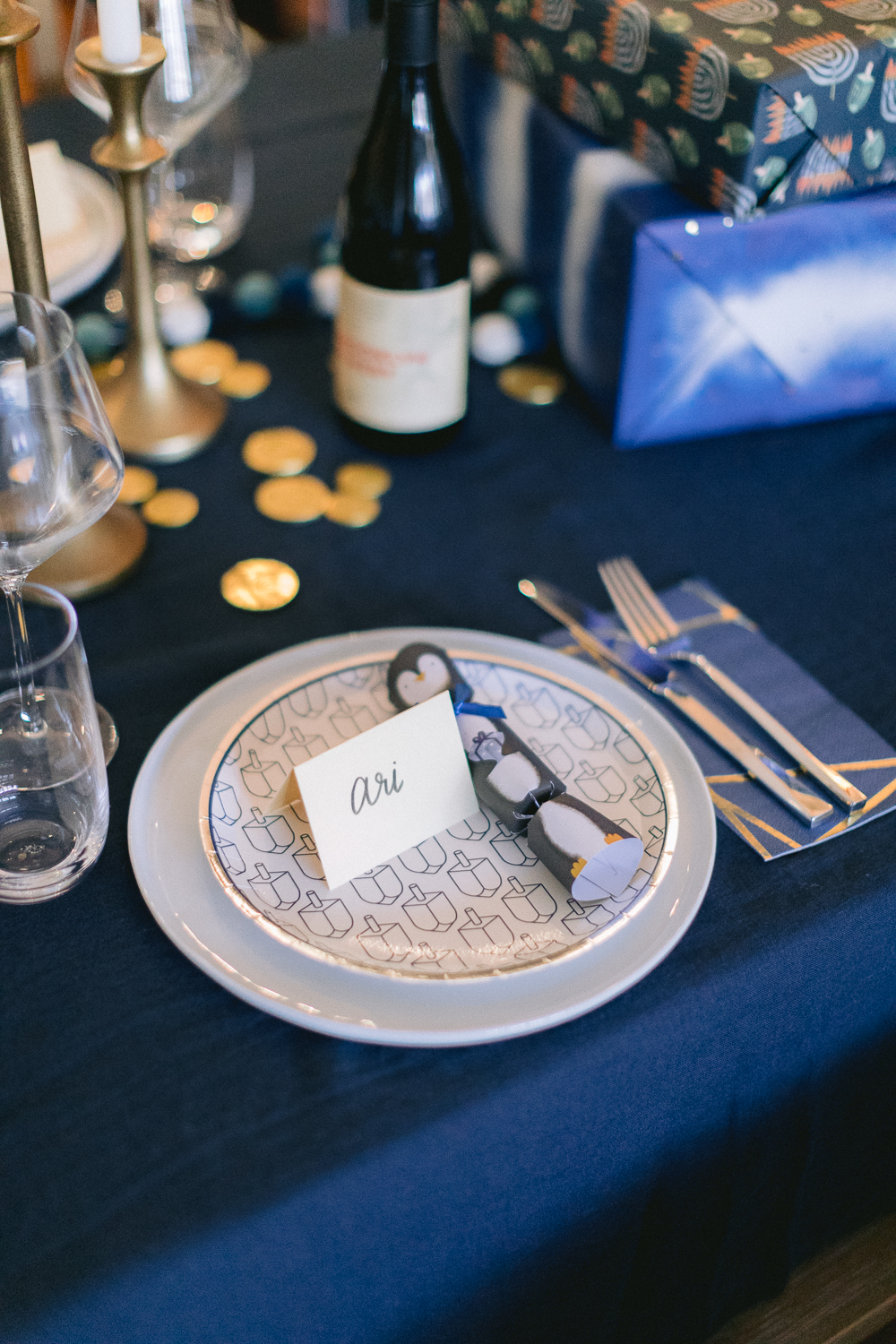 Hanukkah Table Ideas Paper Source