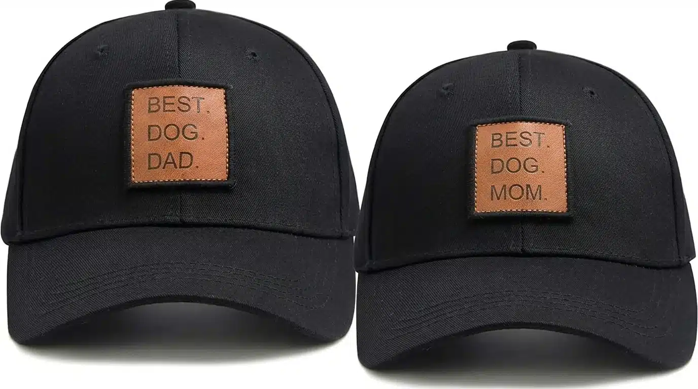 Matching Dog and Dad Hats